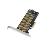DIGITUS SCHEDA PCI EXPRESS ADD-ON M.2 NGFF /NVME CHIAVI B, M E B+M 30-110MM