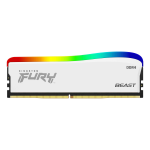 DDR4 16GB 3600 MHZ FURY BEAST WHITE RGB CL18 KINGSTON